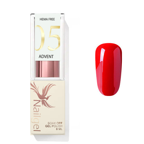 Advent 05 - Gellack 8 ml - Leuchtend Rot -