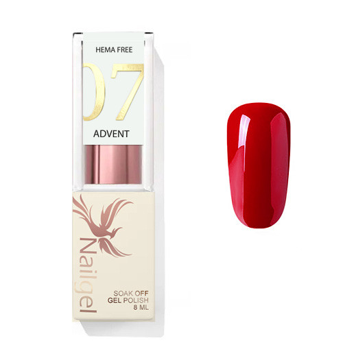 Advent 07 - Gellack 8 ml - Dunkelrot -