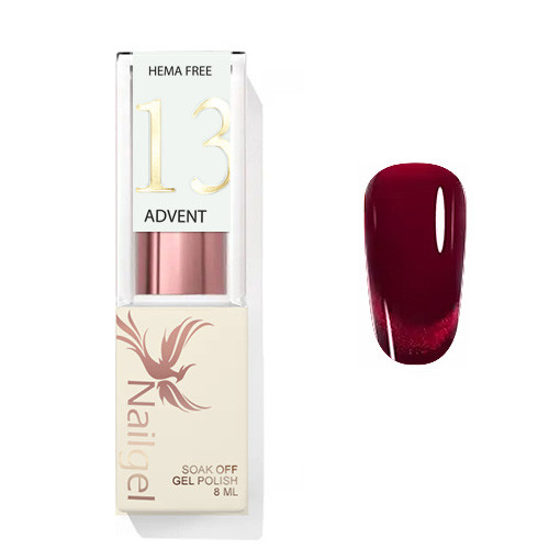 Advent 13 - Gellack 8 ml - Magnetisch Rot -