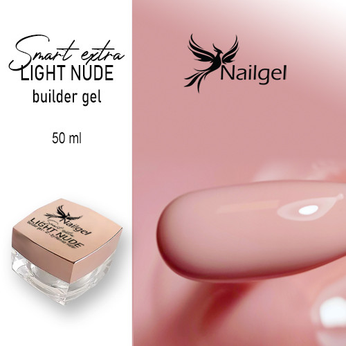 Smart extra Aufbau Gel  -41- light nude  50 ml